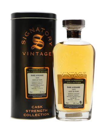 Rare Ayrshire Laydburn 1975 36 jaar oud Cask #564 Signatory