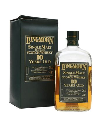 Longmorn 10 jaar oud Rectangular Bottled 1960's