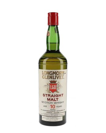 Longmorn Glenlivet 10 jaar oud Straight Malt Bottled 1980s