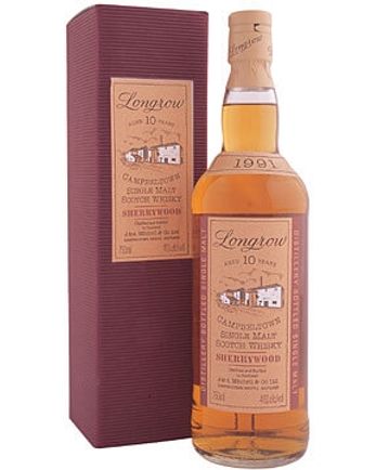 Longrow 1991 10 jaar oud Sherry