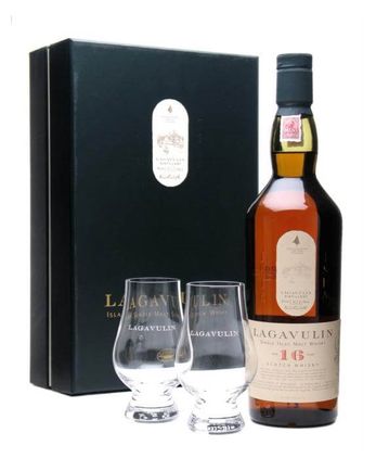 Lagavulin 16 jaar oud Glencairn Glass Pack