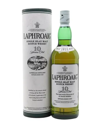 Laphroaig 10 jaar oud Bottled 1980s 1 litre