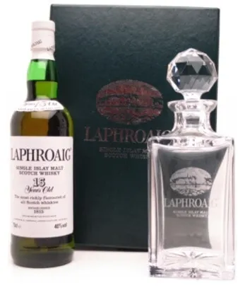 Laphroaig 15 jaar oud With Crystal Decanter