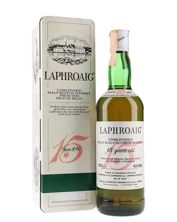 Laphroaig 15 jaar oud Bottled 1980s