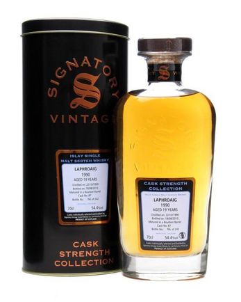 Laphroaig 1990 19 jaar oud Cask #87 Signatory Cask Strength Collection