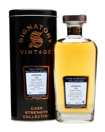 Laphroaig 1995 16 jaar oud Cask #50 Signatory Cask Strength Collection