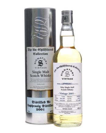Laphroaig 2001 9 jaar oud Unchillfiltered Signatory Un-Chillfiltered Collection