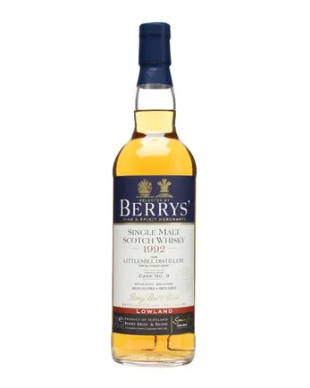 Littlemill 1992 20 jaar oud Cask #9 Berry Bros & Rudd