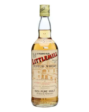 Littlemill 5 jaar oud Bottled 1970s Tall