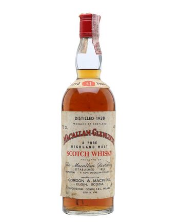 Macallan Glenlivet 1938 31 jaar oud Sherry Cask G M Gordon & Macphail