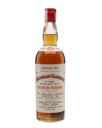 Macallan Glenlivet 1939 30 jaar oud Sherrywood G M Gordon & Macphail