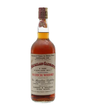 Macallan Glenlivet 1940 37 jaar oud Sherry Cask G M Gordon & Macphail