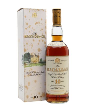Macallan 10 jaar oud Sherry Wood Bottled 1980's