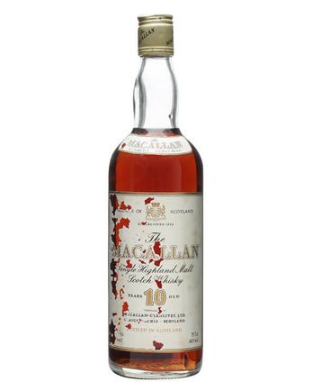 Macallan 10 jaar oud Bottled 1970s