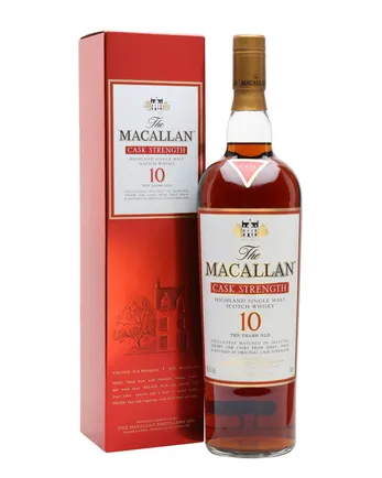 Macallan 10 jaar oud Cask Strength 1 Litre