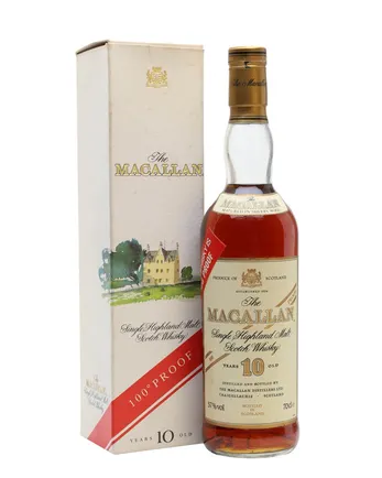 Macallan 10 jaar oud 100 Proof
