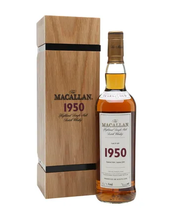 Macallan 1950 52 jaar oud Fine Rare