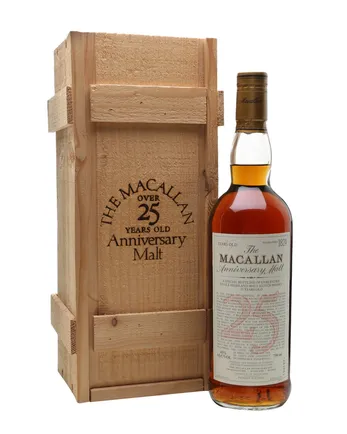 Macallan 1972 25 jaar oud Bottled 1998