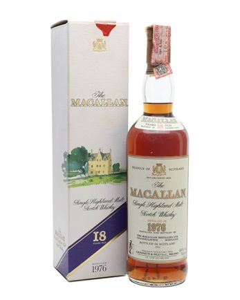 Macallan 1976 18 jaar oud Vintage Label