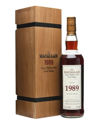 Macallan 1989 21 jaar oud Fine Rare