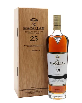 Macallan 25 jaar oud Sherry Oak