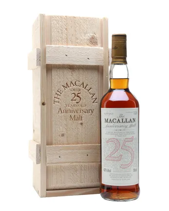 Macallan 25 jaar oud Anniversary Malt Sherry Oak