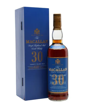 Macallan 30 jaar oud Blue Label