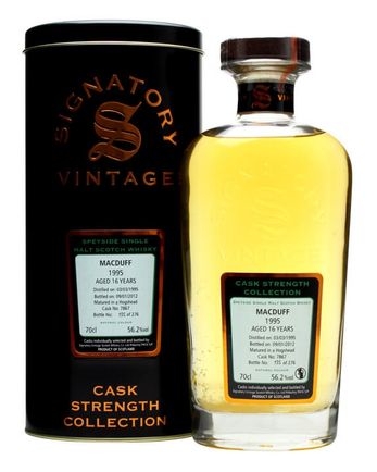 Macduff 1995 16 jaar oud Cask #7867 Signatory Cask Strength Collection