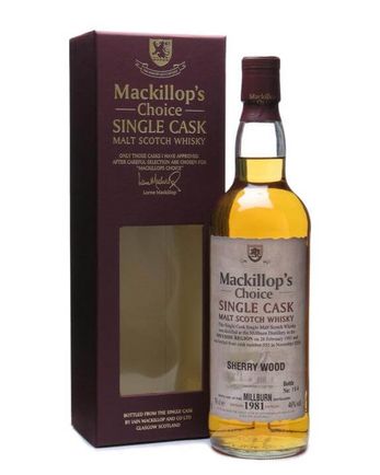 Millburn 1981 25 jaar oud Sherry Wood Mackillop's