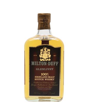 Miltonduff Glenlivet 12 jaar oud Bottled 1980's