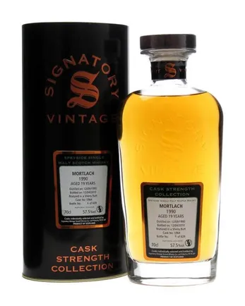 Mortlach 1990 19 jaar oud Sherry Butt #5964 Signatory Cask Strength Collection