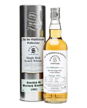 Mortlach 1991 19 jaar oud Un Chillfiltered Signatory Un-Chillfiltered Collection