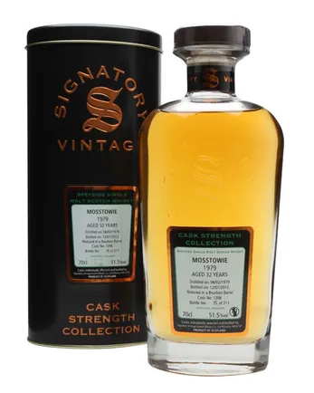 Mosstowie 1979 32 jaar oud Cask #1306 Signatory Cask Strength Collection