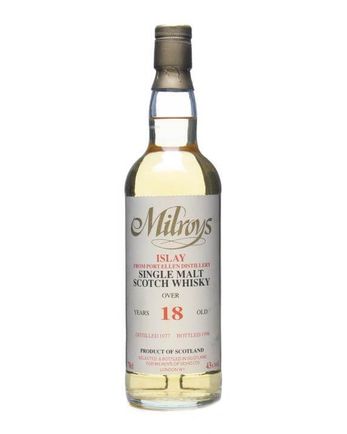 Port Ellen 1977 18 jaar oud Milroy's