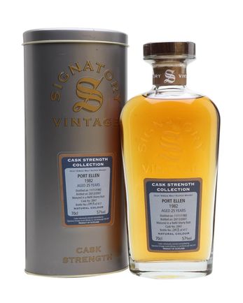 Port Ellen 1982 25 jaar oud Signatory Cask Strength Collection