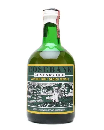 Rosebank 34 jaar oud Bottled 1980's Independent Bottling
