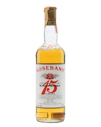 Rosebank 15 jaar oud Bottled 1980s 75cl