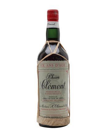 Clement 6 jaar oud Rhum Bottled 1960s