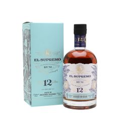 El Supremo 12 Year Old Single Traditional Column Still Rum