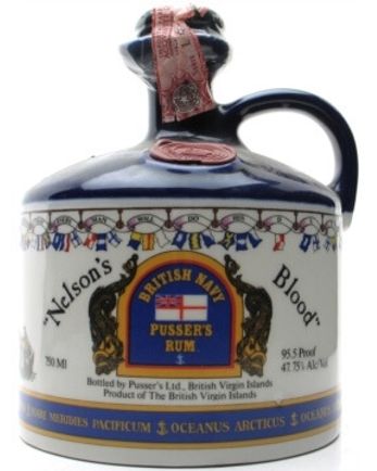 Pusser's Rum Decanter Nelsons Blood