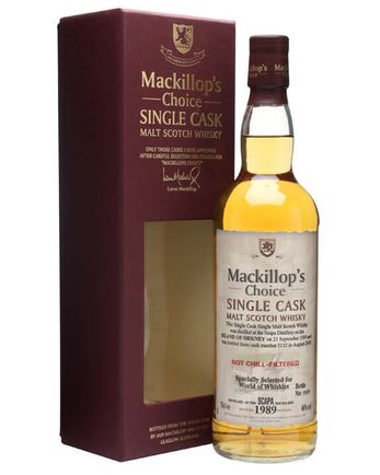 Scapa 1989 20 jaar oud Cask #3132 Mackillop's Mackillop