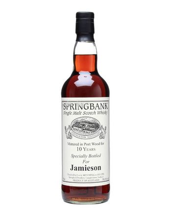 Springbank 10 jaar oud Port Wood Jamieson