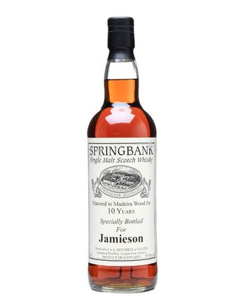 Springbank 10 jaar oud Madeira Wood Jamieson