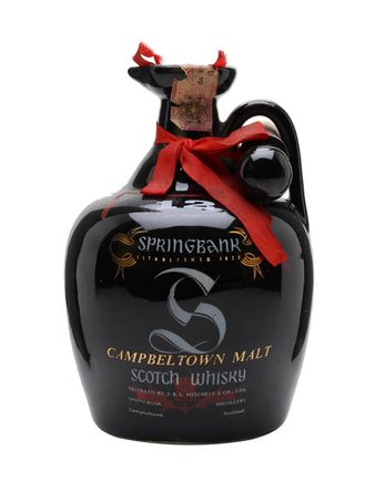 Springbank Black Ceramic 12 jaar oud Bottled 1980s