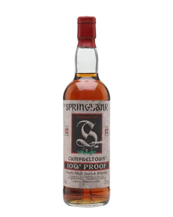 Springbank 12 jaar oud 100 Proof Bottled 1990s