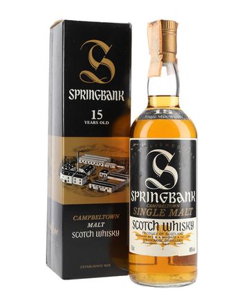 Springbank 15 jaar oud Bottled 1980s