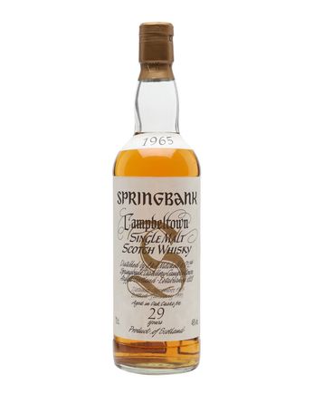 Springbank 1965 29 jaar oud Bottled 1990s