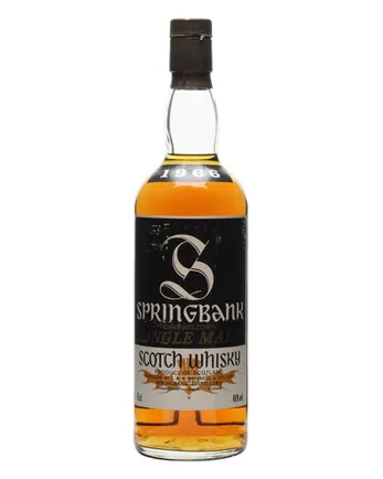 Springbank 1966 Bottled 1980s