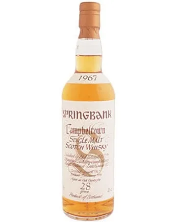 Springbank 1967 28 jaar oud White Label