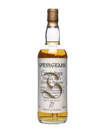 Springbank 1972 21 jaar oud